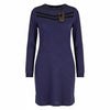 Blue Polyester Dress