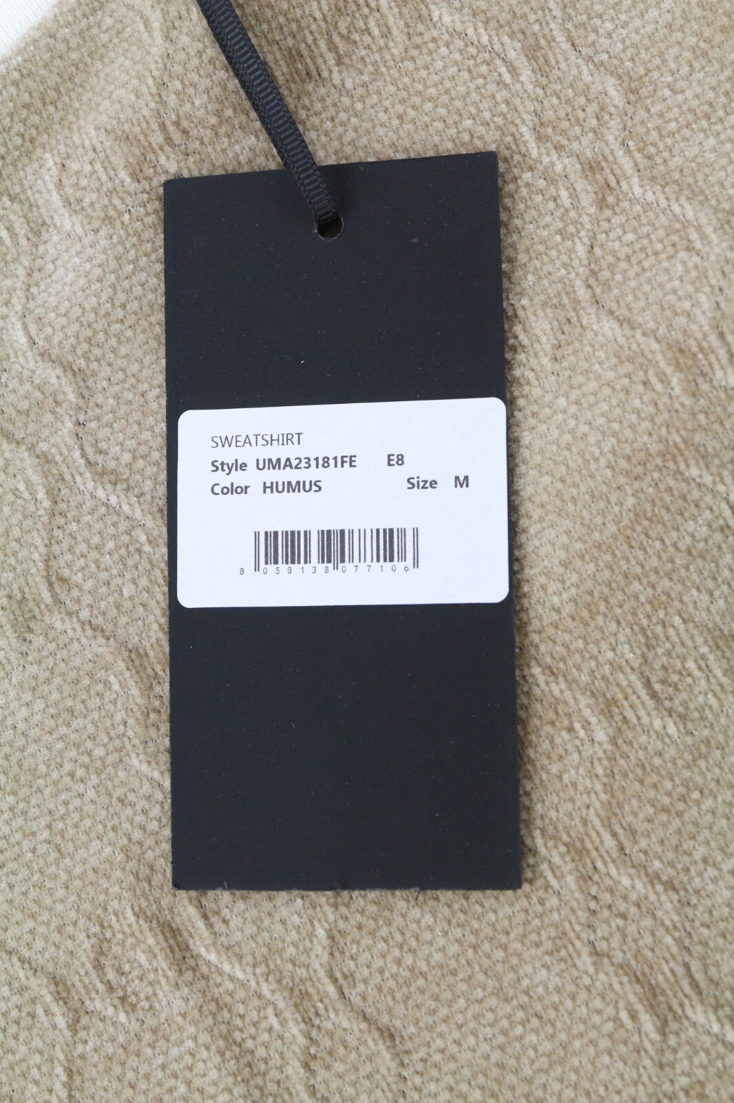 JOHN RICHMOND Mens Set M Brown Patterned Sweatshirt Straight  Pants 2 Pc