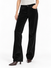 Trousers Charlotte Black Velvet Stripe