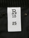 Trousers Charlotte Black Velvet Stripe