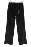 Trousers Charlotte Black Velvet Stripe