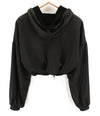 Black Polyester Sweatshirt