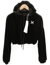 Black Polyester Sweatshirt