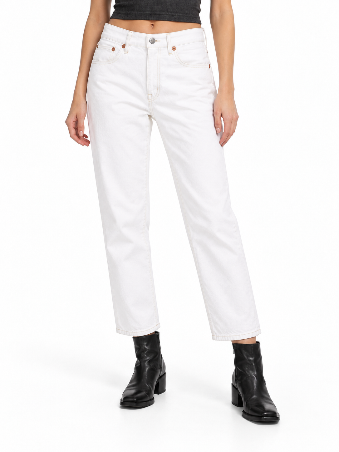 Boyfriend Aerin White-Jeans