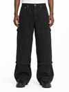 Black Canvas Trousers