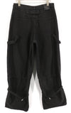 Black Canvas Trousers