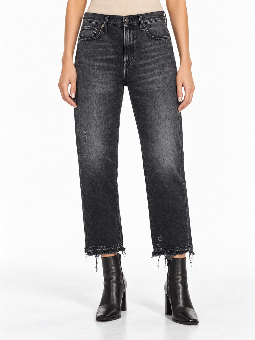 Boyfriend-Jeans Jake Schwarz