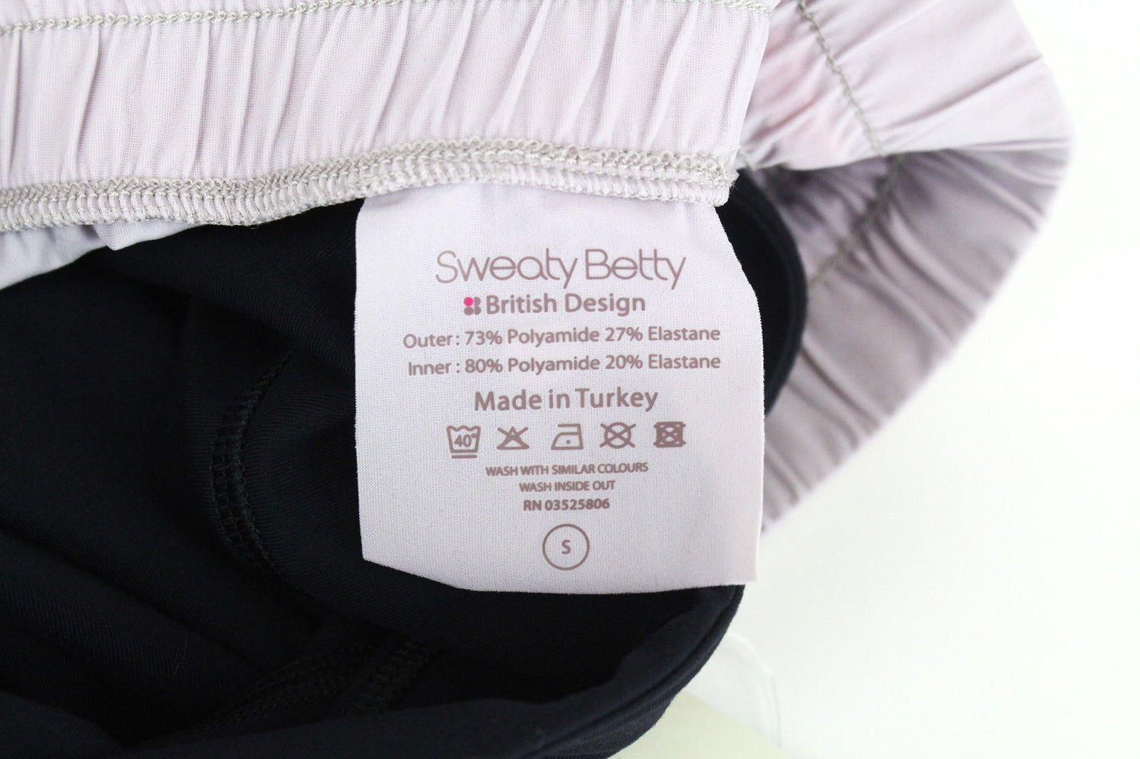 SWEATY BETTY Aerial 2in1 Women's Sport Short S Pink Detachable Workout Dance