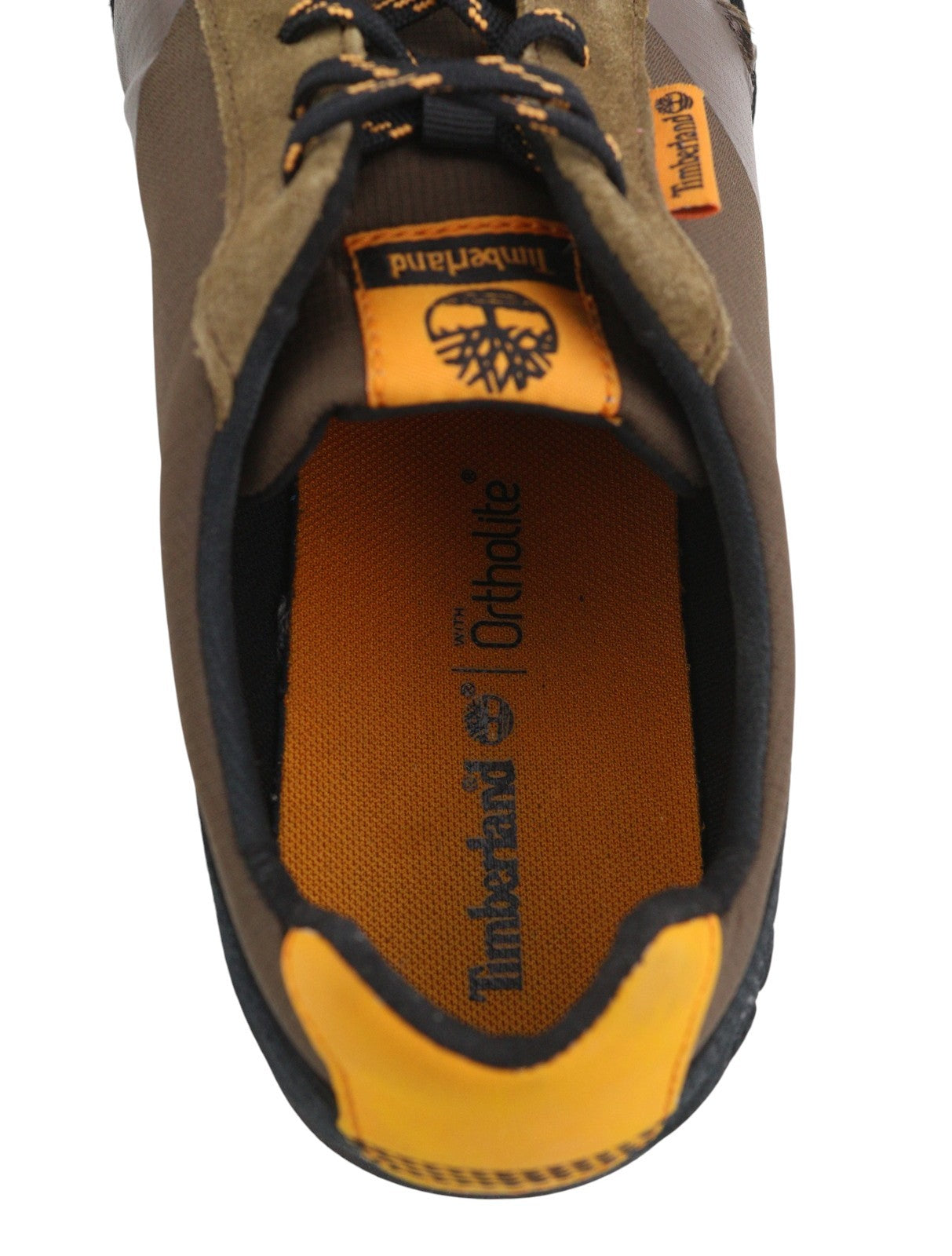 TIMBERLAND A2NMY Men Sneakers EU43 Brown Almond Toe Low Top Ortholite ReBOTL