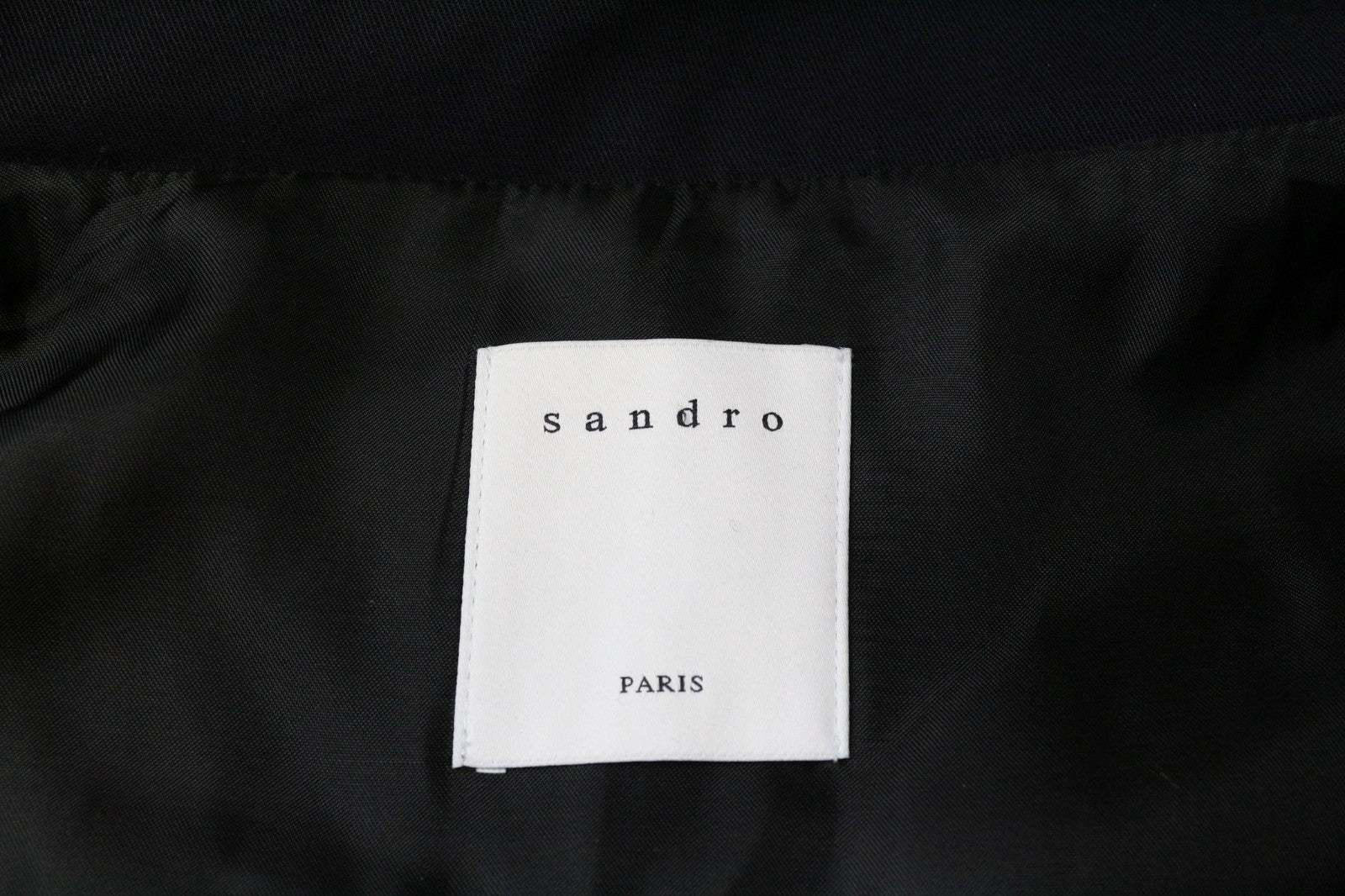 SANDRO Men's Jacket XS Navy Blue Casual Cotton Hooded Single-Breasted Coat