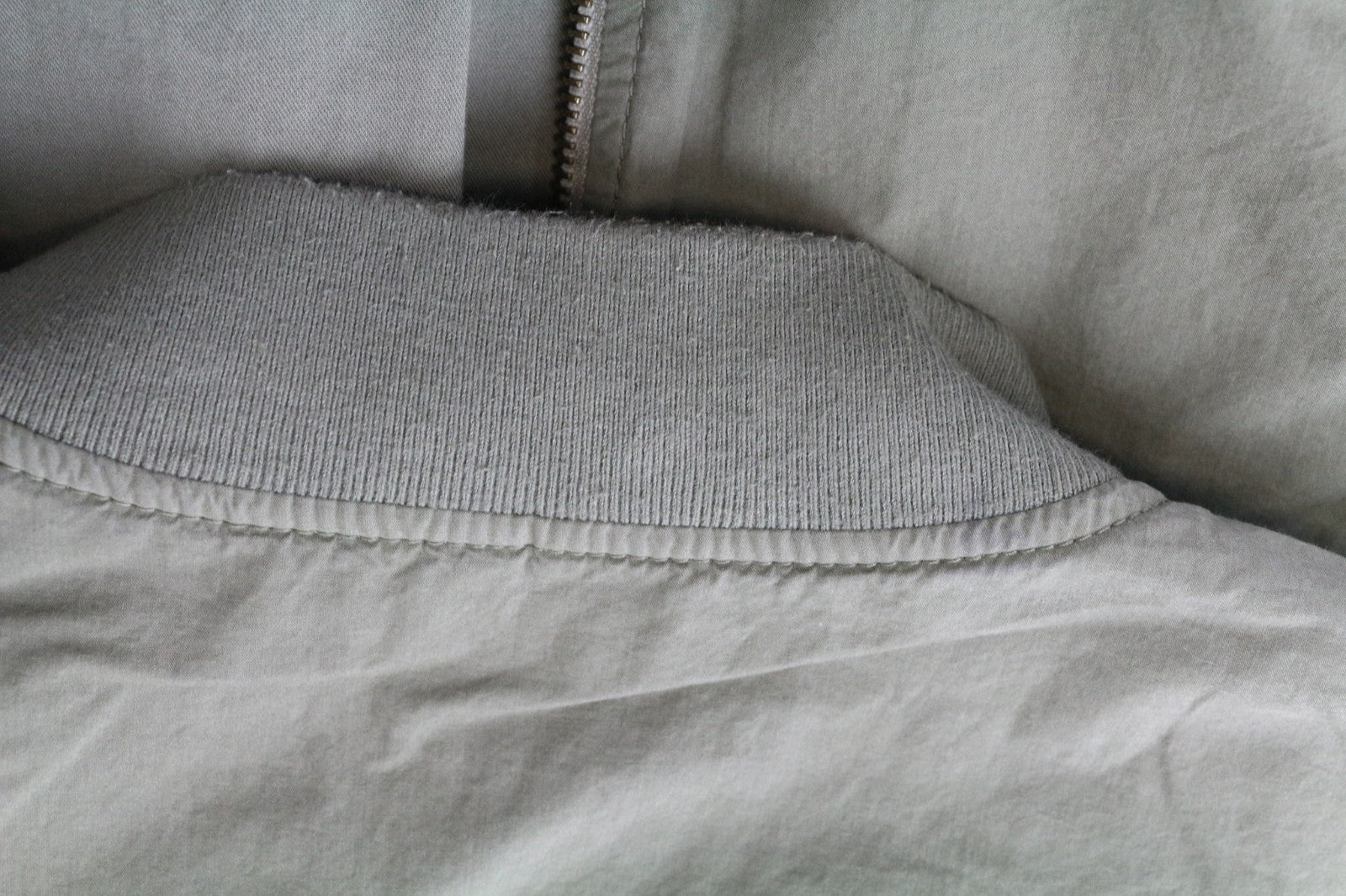 RICHMOND Men's Bomber Jacket 48 Green Pure Cotton Lightweight Casual Style