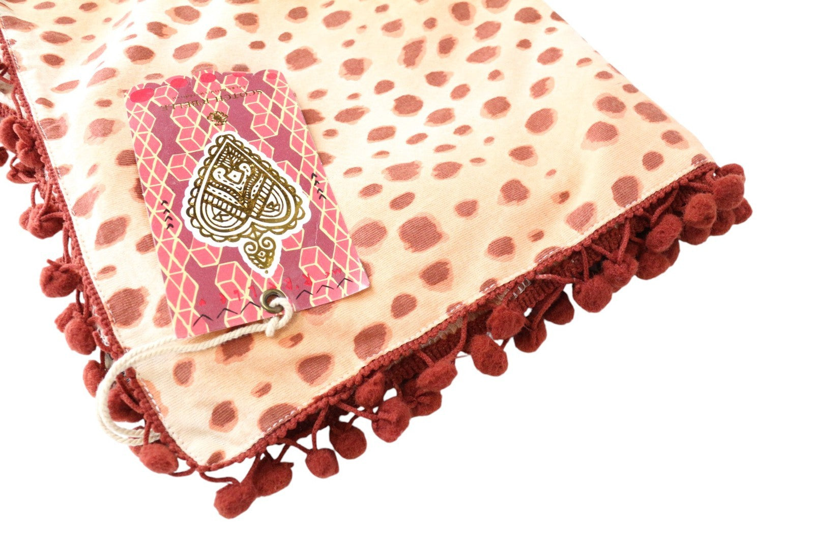 SCOTCH R'BELLE Girls Scarf OS Orange Casual Lightweight Patterned Accessory