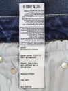 Jeans Cuffed Boy Straight Dalston Selvedge Blue Stretch