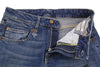 Jeans Cuffed Boy Straight Dalston Selvedge Blue Stretch