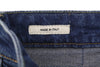 Jeans Cuffed Boy Straight Dalston Selvedge Blue Stretch
