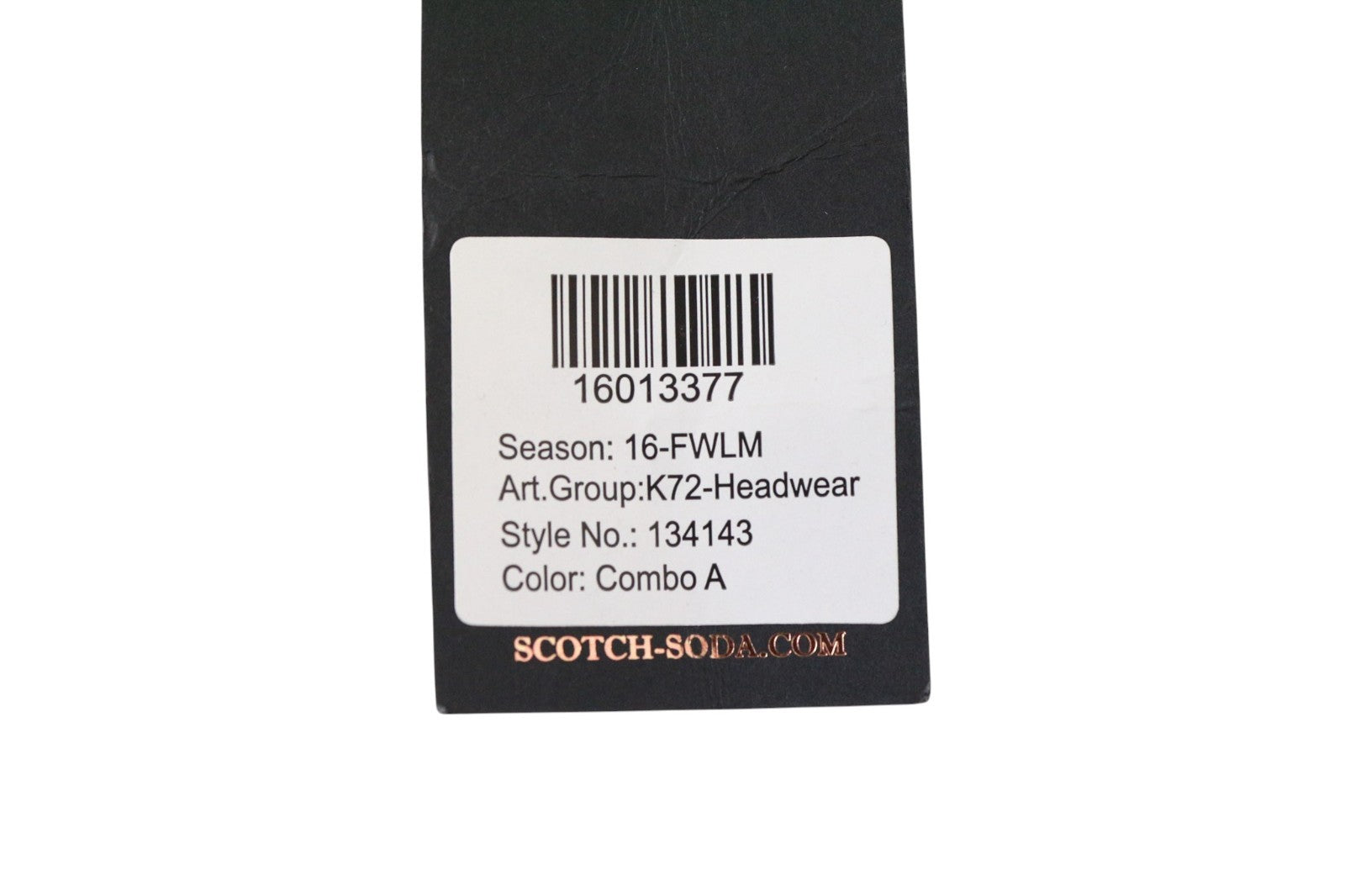 MAISON SCOTCH Women's Beanie OS Beige Knitted Pom Pom Colorful Pattern Hat