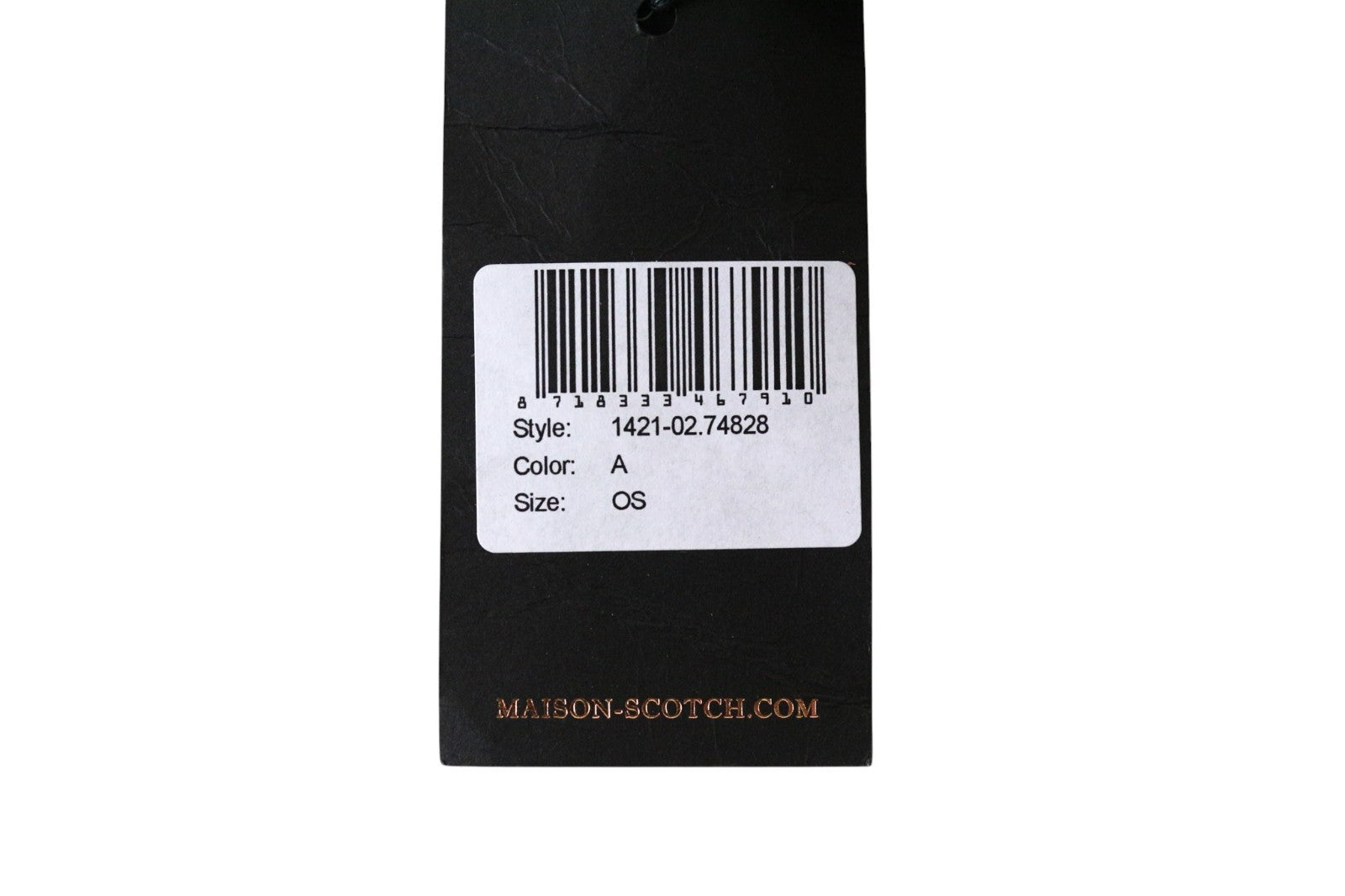 MAISON SCOTCH Women's Crossbody Bag OS Straw Braided Brown Strap Leather Trim