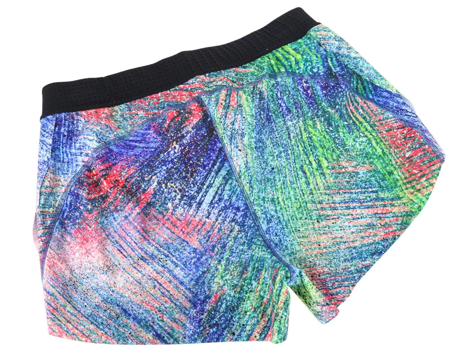 SWEATY BETTY Triple Jump Women's Shorts L Blue Printed Lightweight Summer Wear