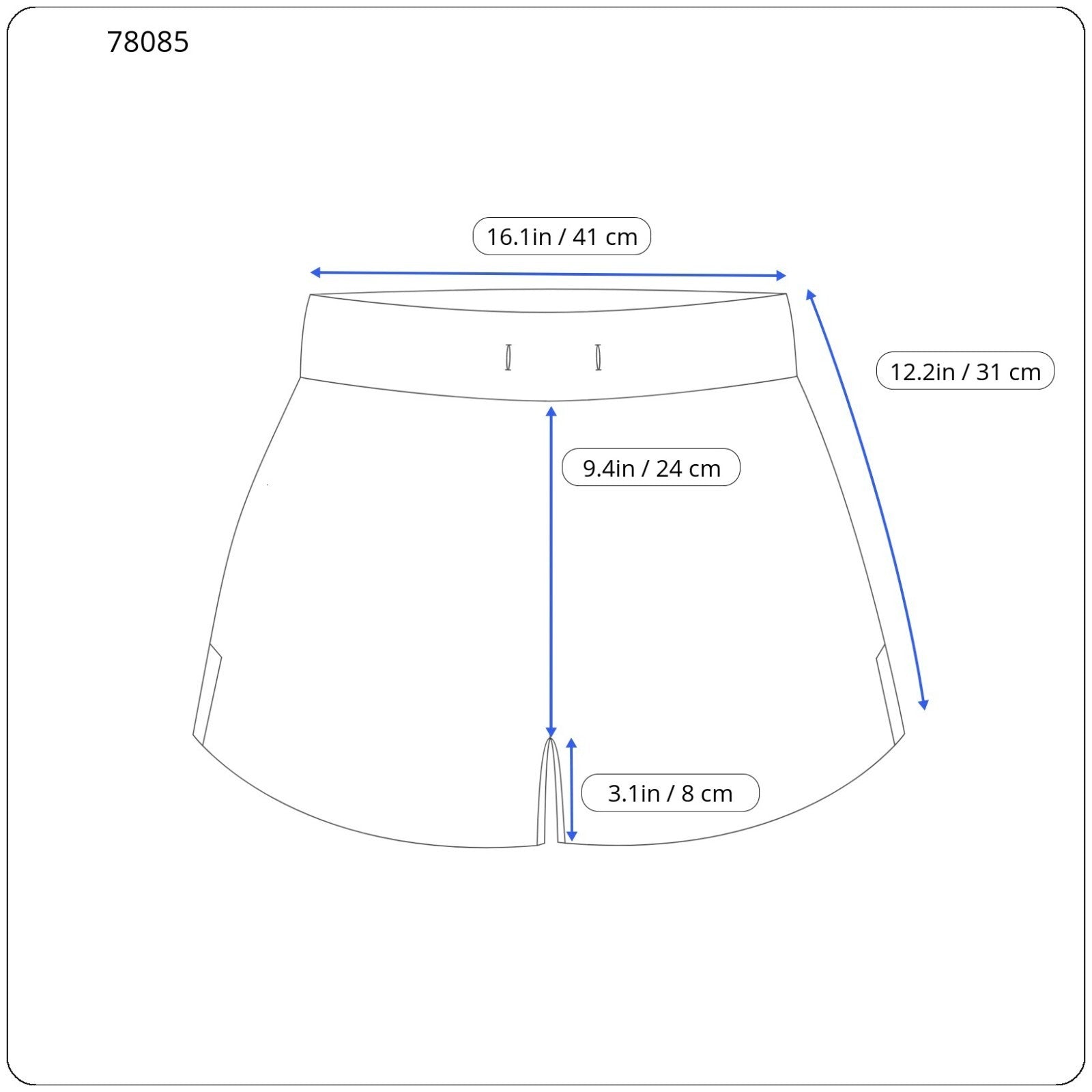 SWEATY BETTY Triple Jump Women's Shorts L Blue Printed Lightweight Summer Wear