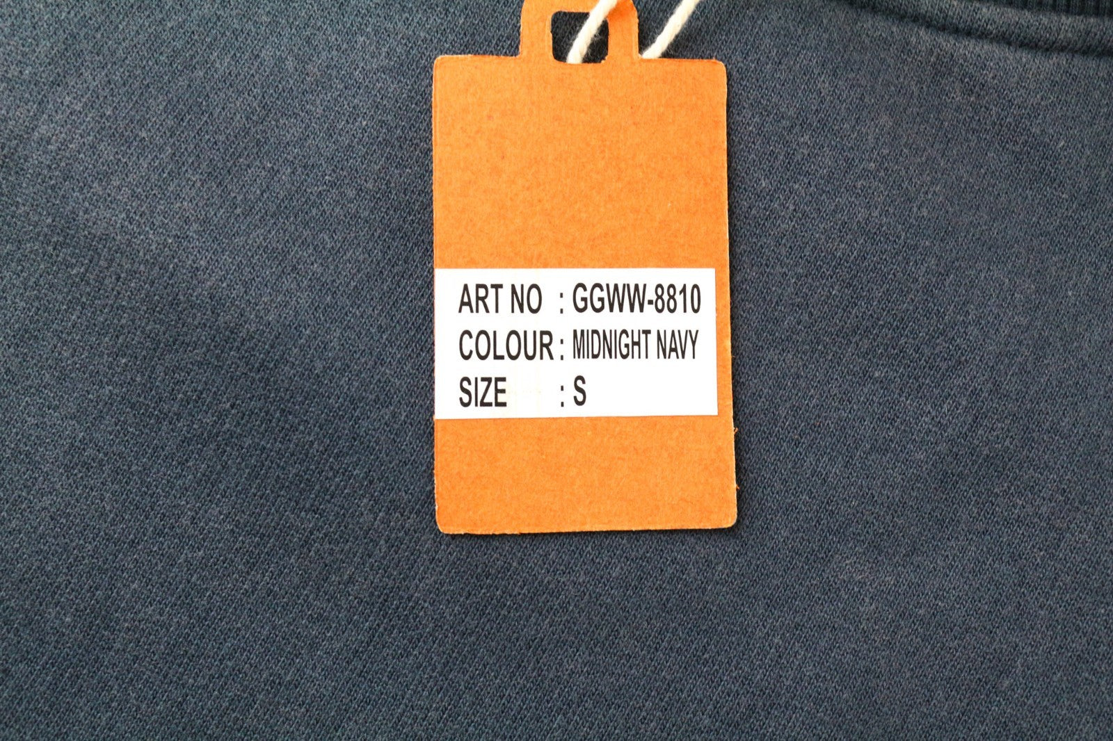 GOOD GENES Women's Sweatshirt S Blue Logo Pullover Pure Cotton Long Sleeve