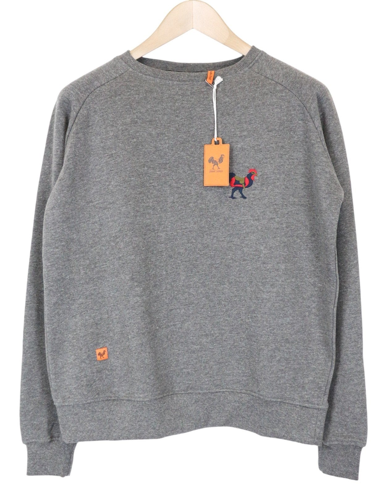 GOOD GENES Women's Sweatshirt XS Grey Blend Pullover Casual Long Sleeve Top