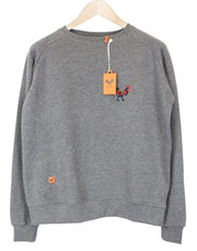 GOOD GENES Women's Sweatshirt XS Grey Blend Pullover Casual Long Sleeve Top