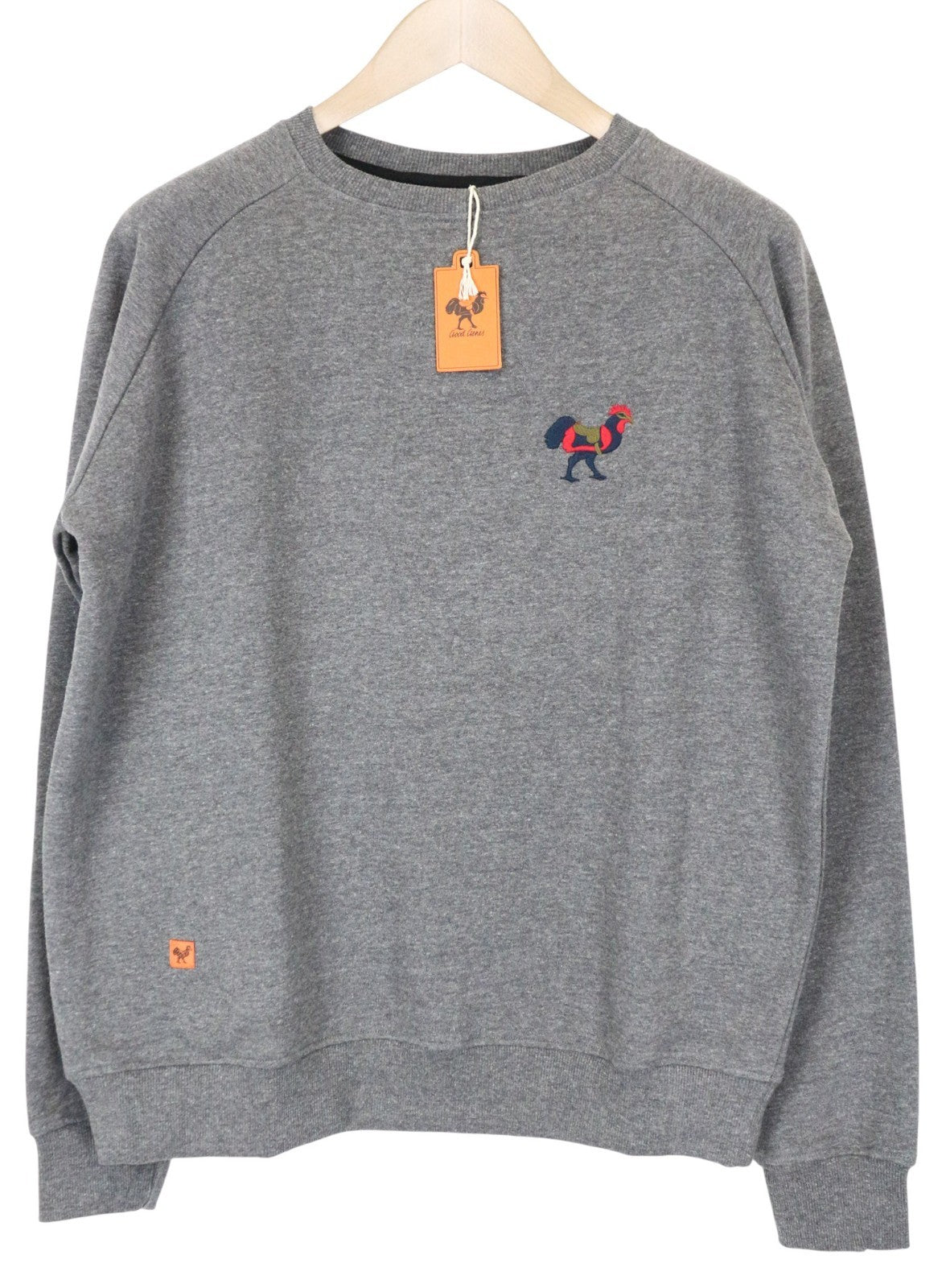 GOOD GENES Women's Sweatshirt M Grey Blend Pullover Long Sleeve Casual Style