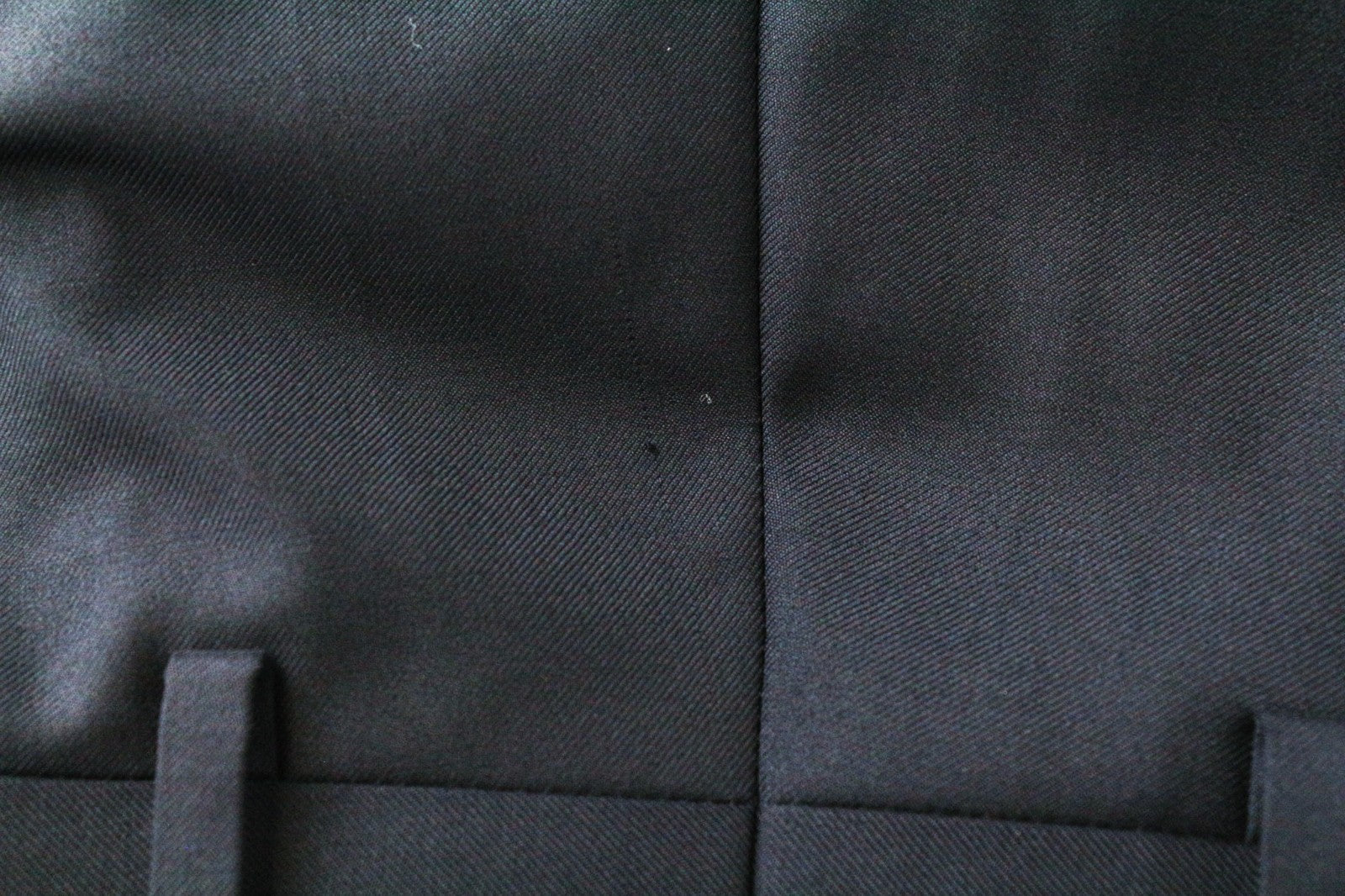 SUITSUPPLY Ferrara Men's Suit UK46R Navy Blue Wool 2 Piece Trousers Waistcoat