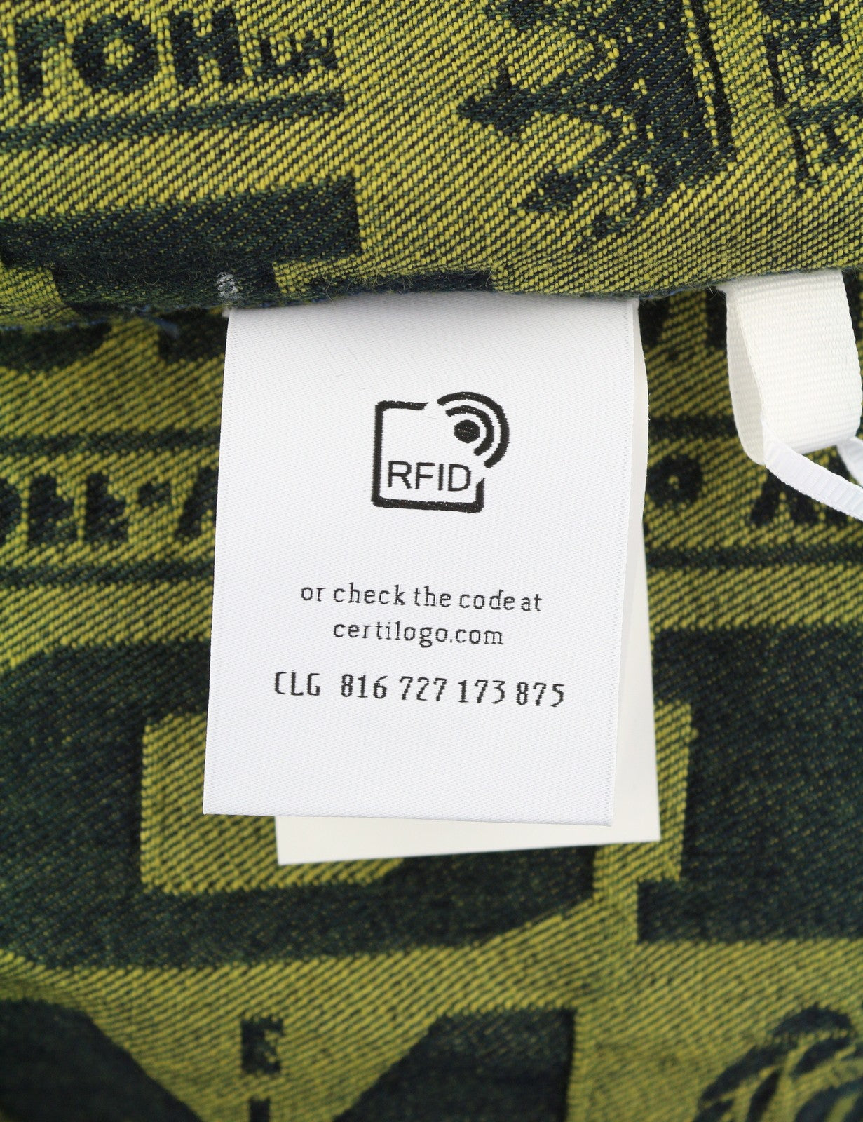 OFF-WHITE c/o VIRGIL ABLOH Multi Logo Jaqo Denim Men Shirt L Thick FW25 RRP899