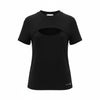Black Viscose T-Shirt