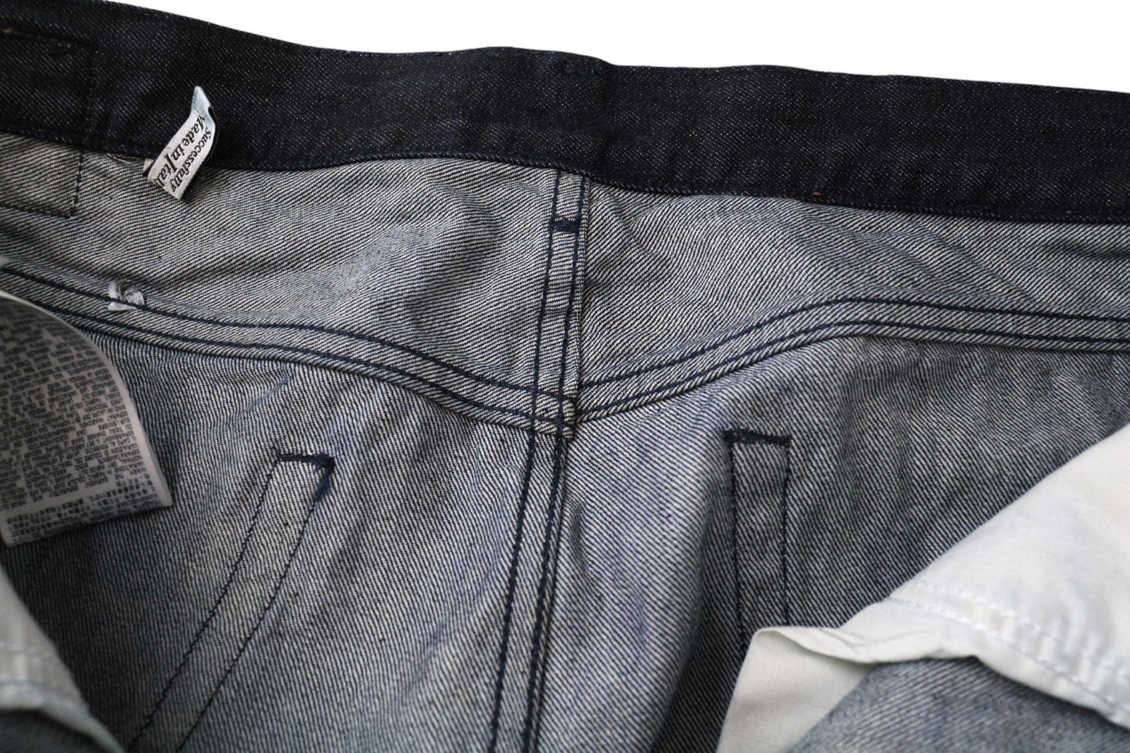 DIESEL Mharky 0890Q Men's Jeans W34 Dark Blue Cotton Slim Fit 5 Pocket Denim