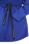 Blue Polyester Dress