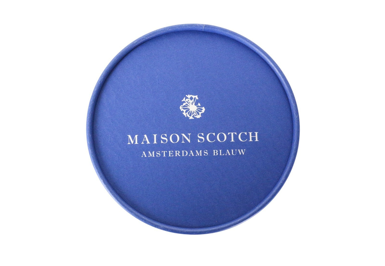 MAISON SCOTCH Women's Belt ~107cm Dark Brown Braided Buckled Casual Accessory