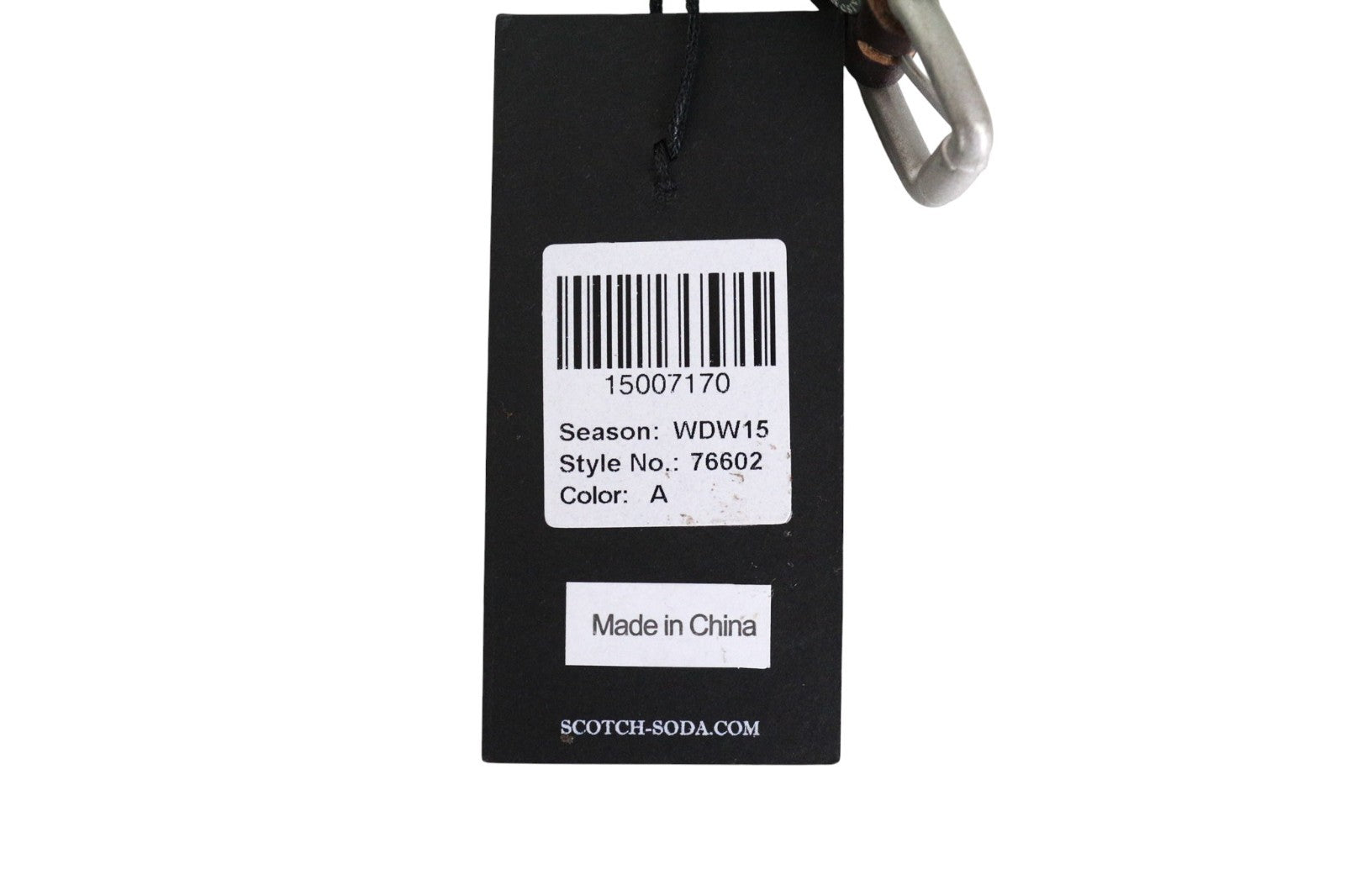 MAISON SCOTCH Women's Belt ~107cm Dark Brown Braided Buckled Casual Accessory