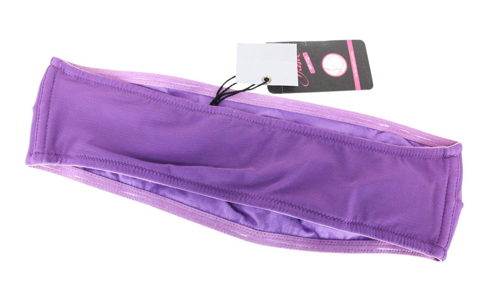 MAISON SCOTCH Women's Bra 75B Purple Logo Bandeau Stretch Lined UK34B Size