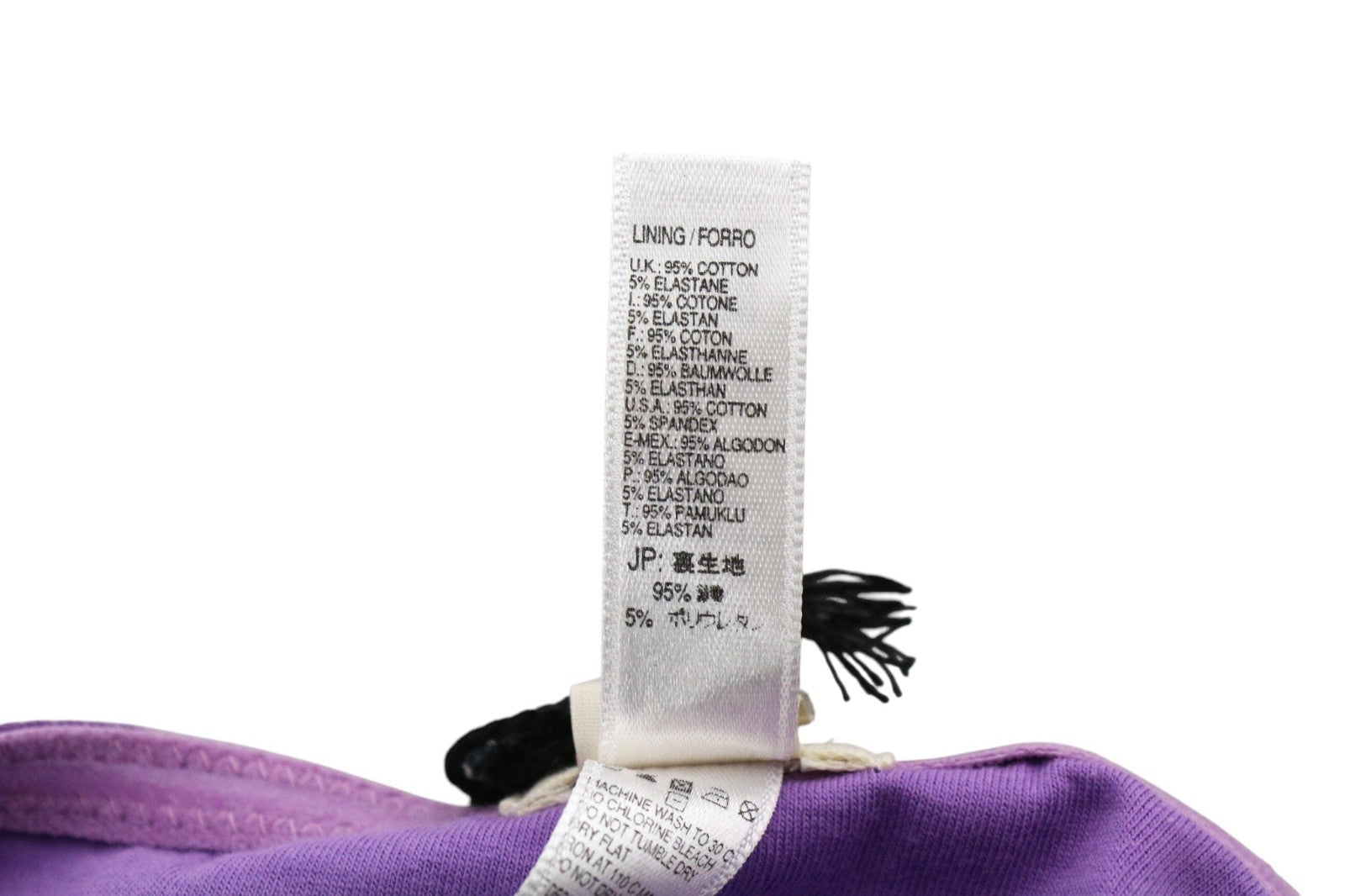 MAISON SCOTCH Women's Bra 75B Purple Logo Bandeau Stretch Lined UK34B Size