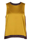 Yellow Polyester Blouse