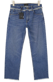 ALANUI Pacific Roads Regular Women Jeans W26 Zip Fly Distressed Faded Denim