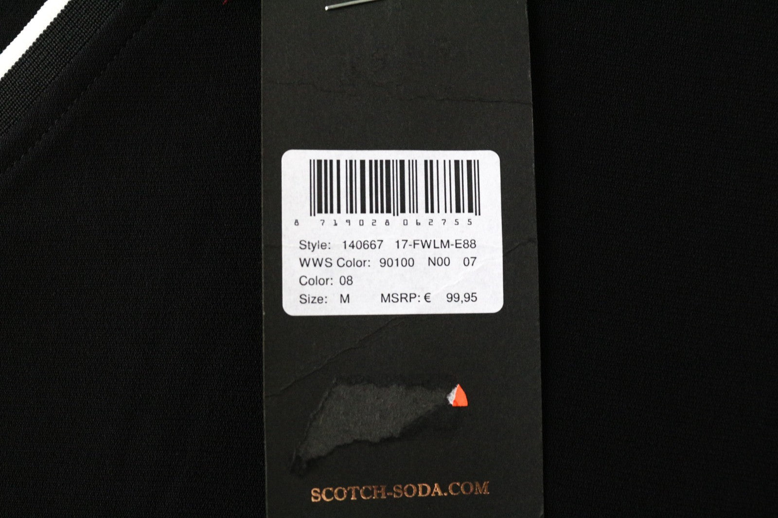 MAISON SCOTCH Women's Dress M Black V-Neck Short Sleeve Casual Lined Short