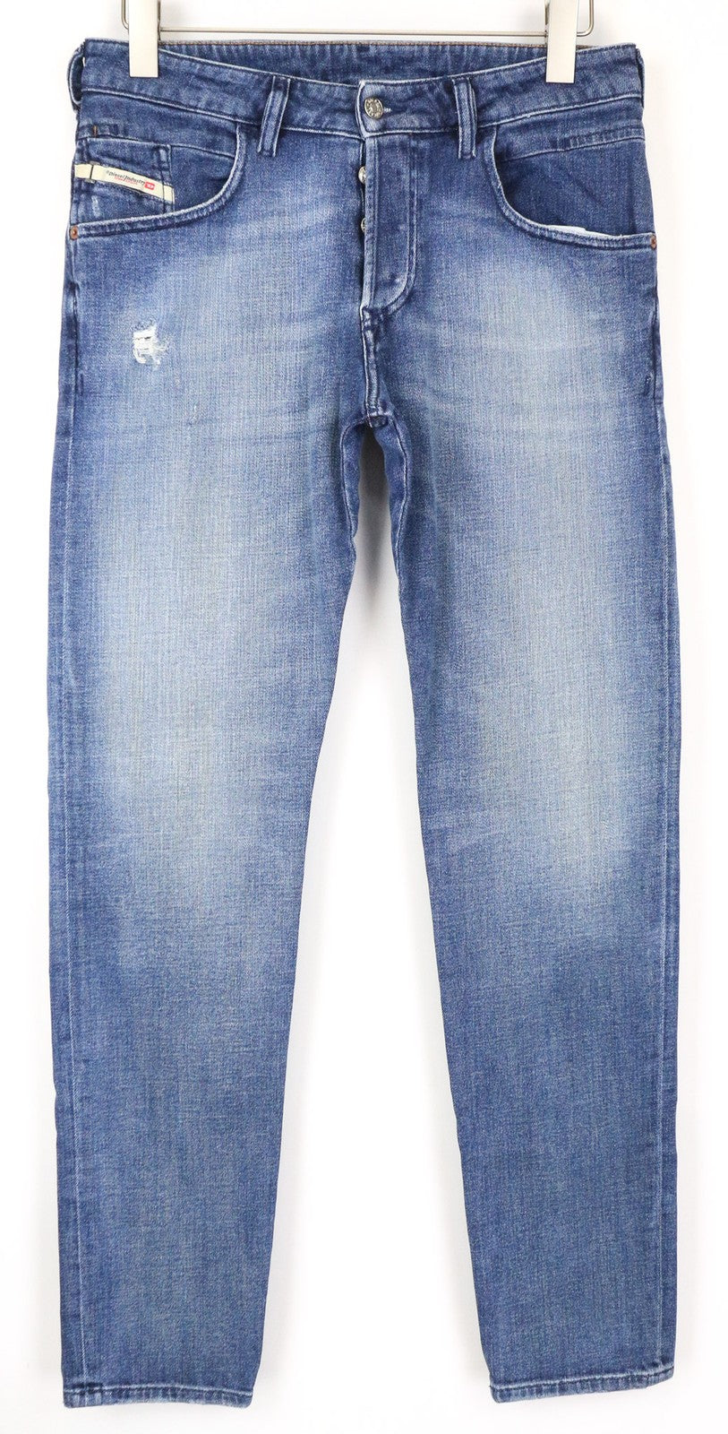 DIESEL D-Bazer 0870H Men's Jeans W30/L34 Blue Wash Tapered Fit Cotton Stretch