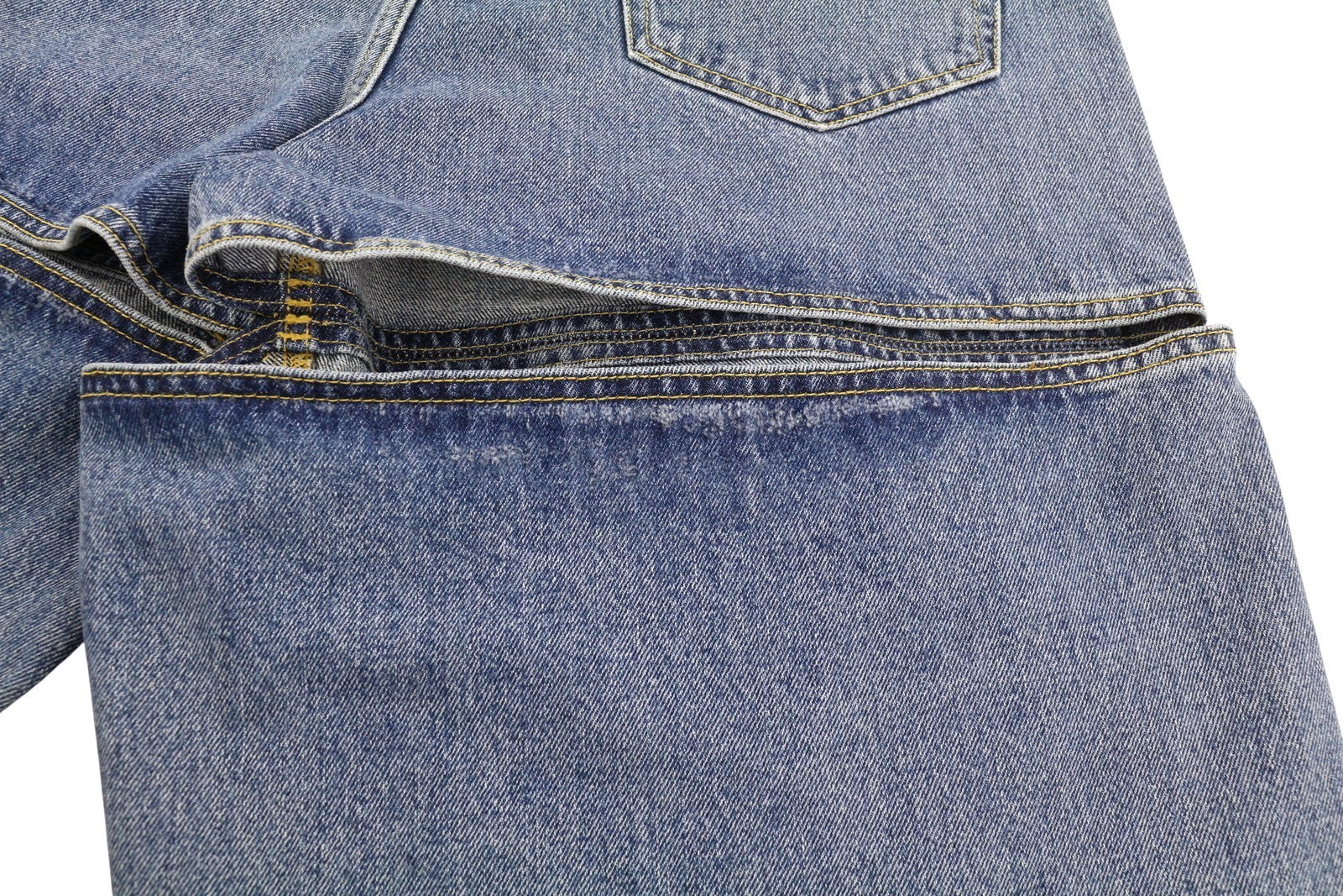 THE ATTICO Women Jeans W29 Blue Loose Baggy Fit Cut-Out Details FW25 RRP790