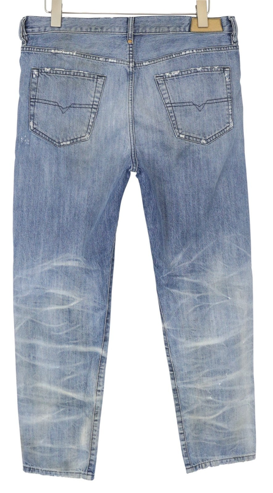 DIESEL Markhy 088AH Men's Jeans W34/L32 Blue Washed Slim Fit 5 Pocket Casual