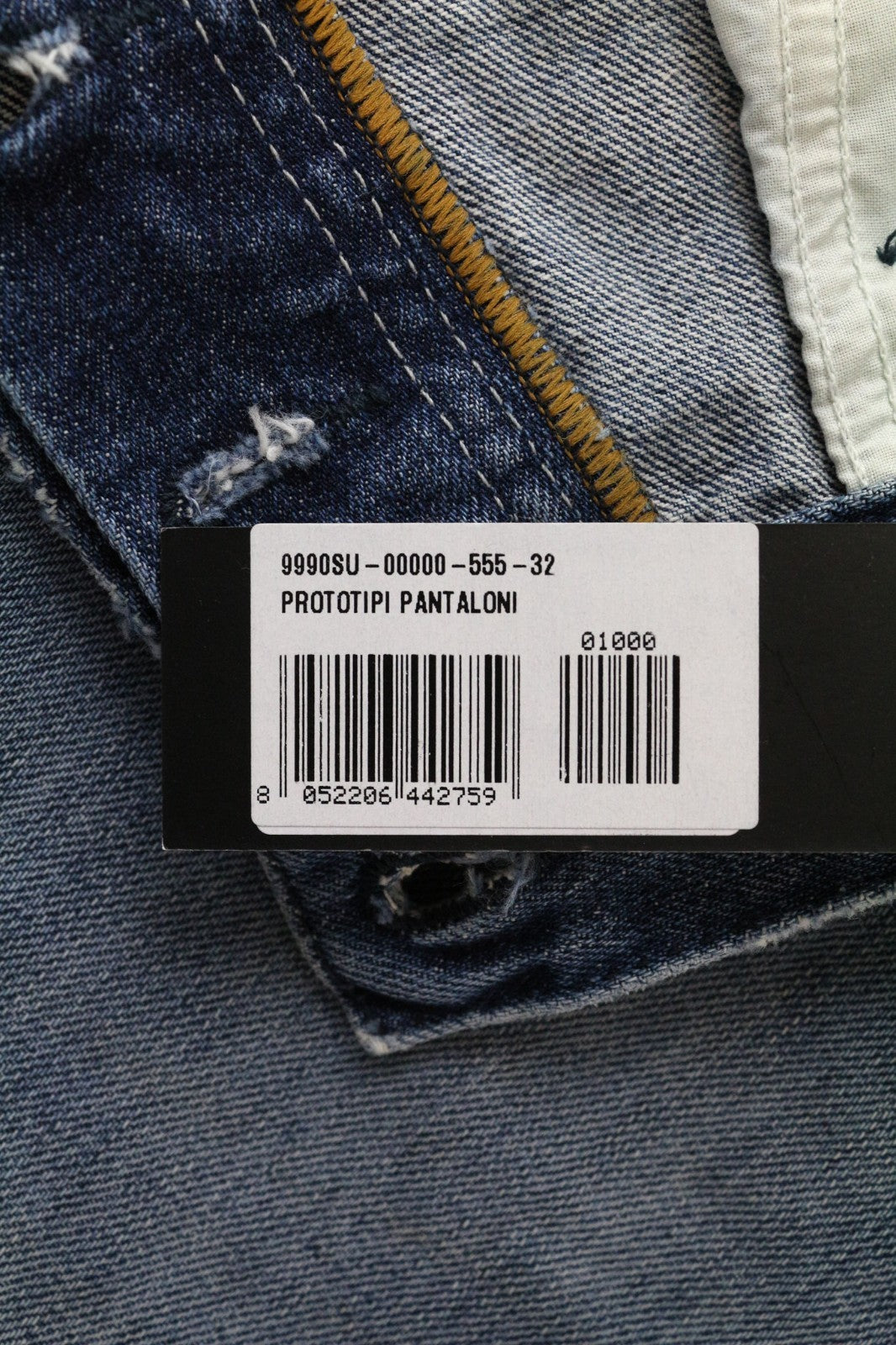 DIESEL Markhy 088AH Men's Jeans W34/L32 Blue Washed Slim Fit 5 Pocket Casual