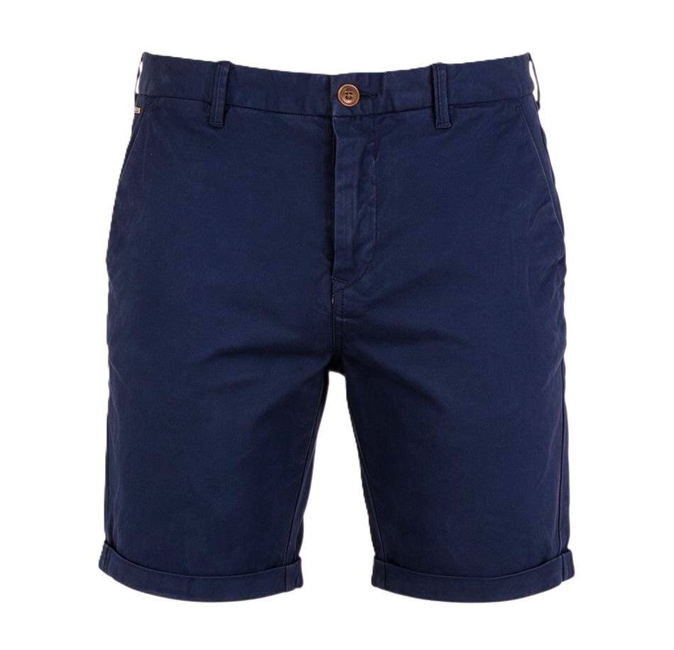 Blue Cotton Shorts