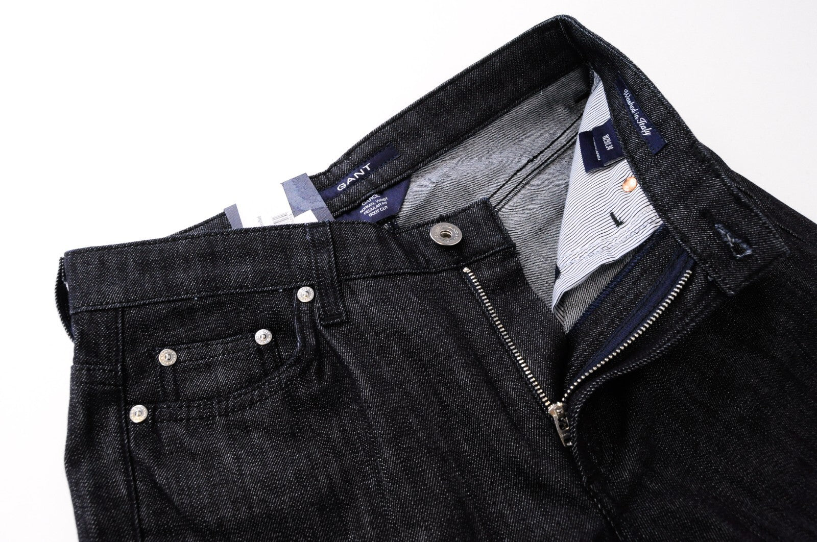 GANT Carol Women Jeans W29/L34 Blue Regular Bootcut Garment-Dyed Stretch