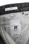 PT TORINO Women Jeans Tracy W30 Grey Denim Washed Straight  Ankle Length