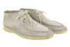Grey Leather Desert Boots