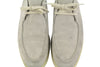 Grey Leather Desert Boots