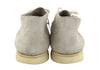 Grey Leather Desert Boots