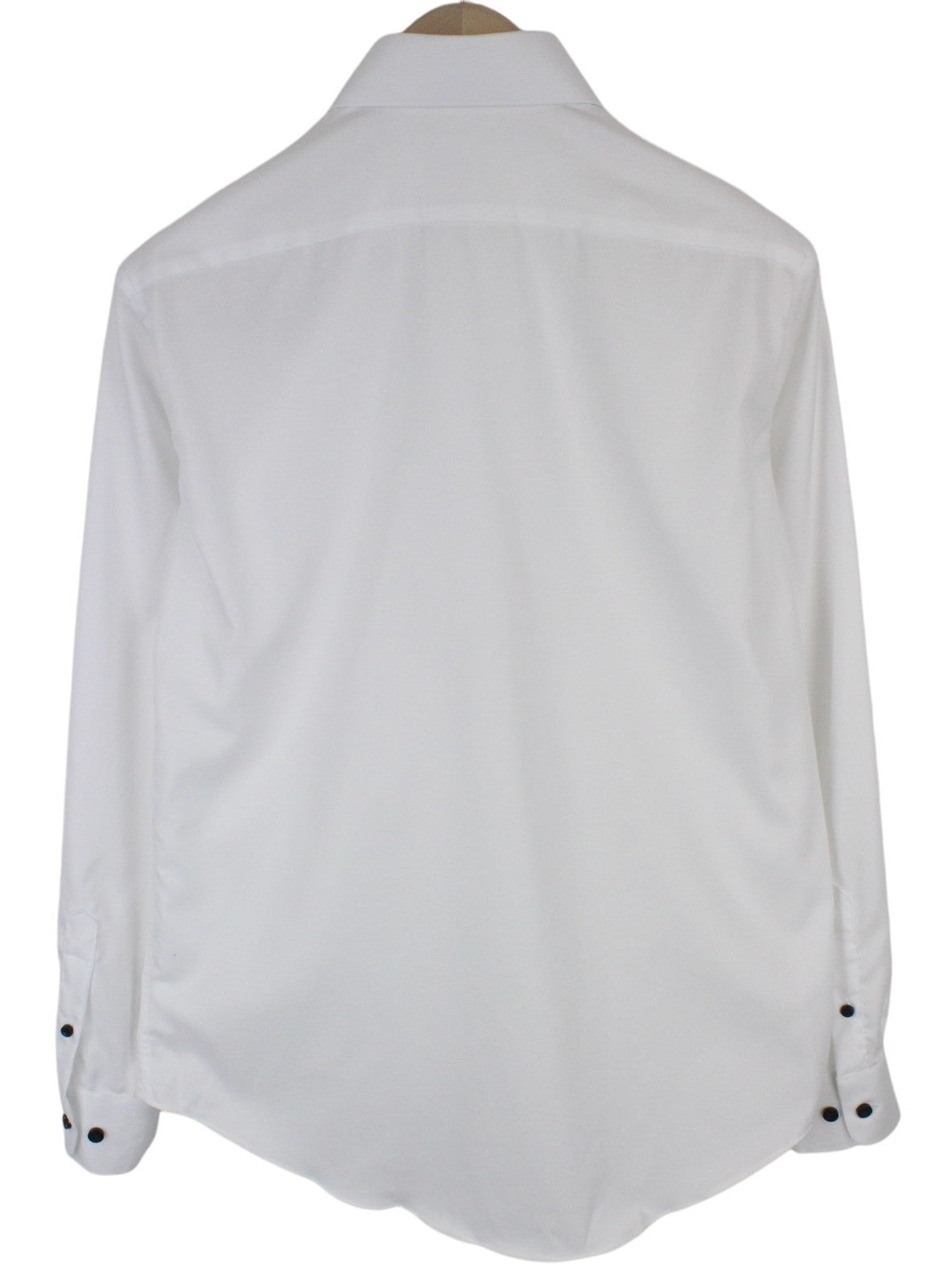 SUITSUPPLY Traveller Men's Formal Shirt 40 White Cutaway Slim Pure Cotton